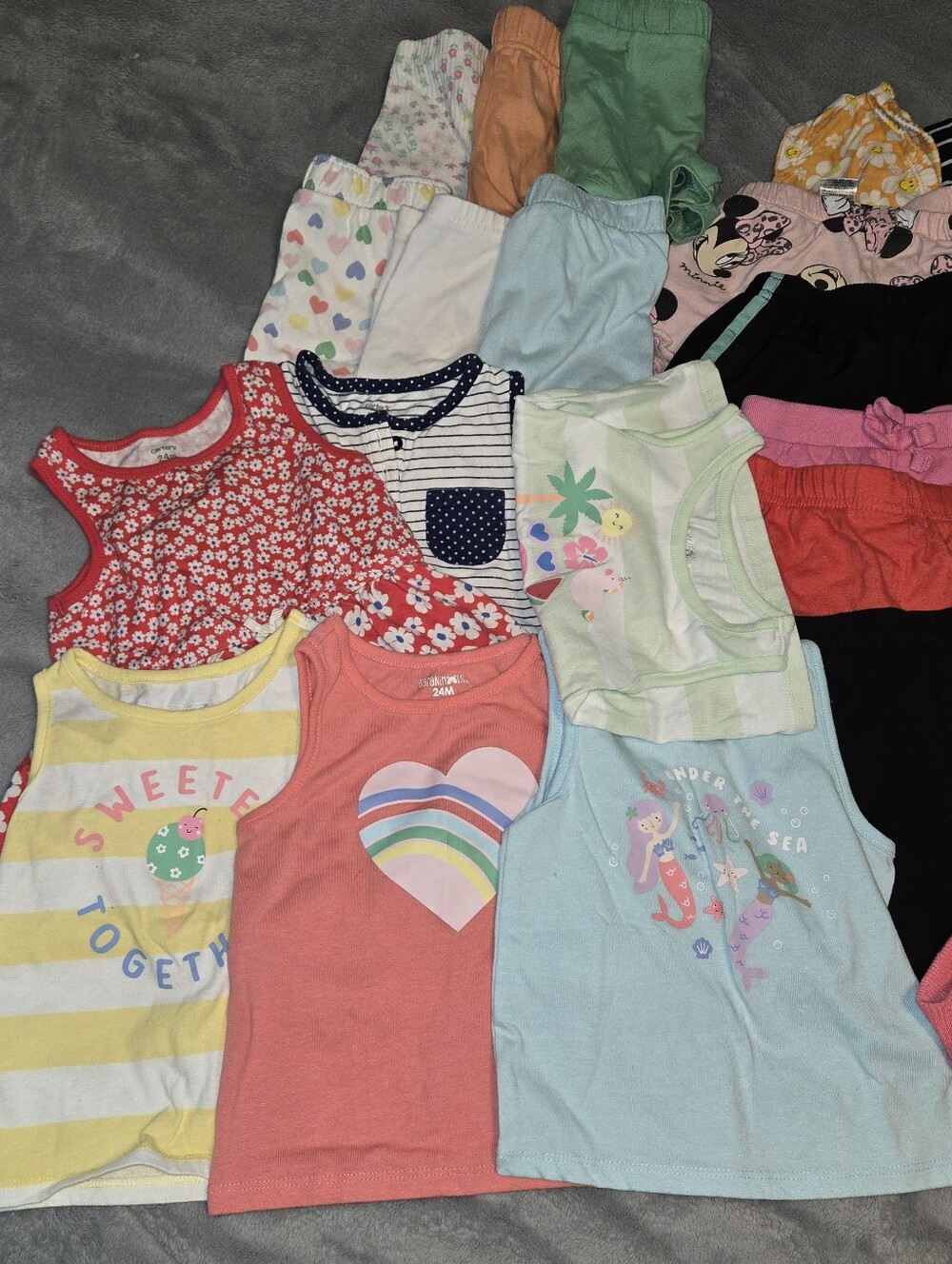 Girl' Mixed Clothes Lot Sizes 24M